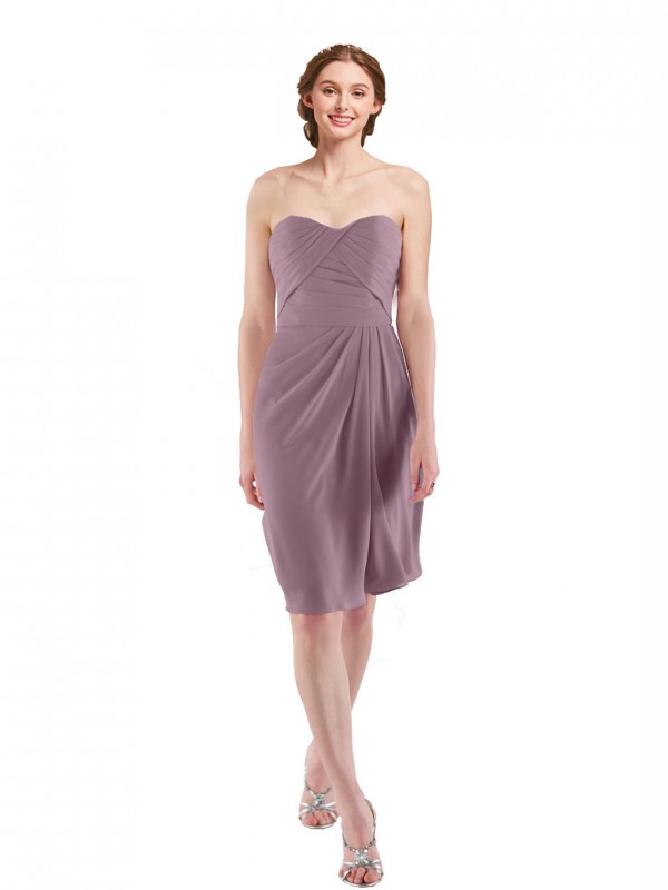 Cheap Celine Short Cocktail Length Sweetheart Bridesmaid Dress Sydney