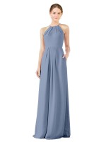 Cheap Emma Long High Neck Halter Bridesmaid Dress Sydney