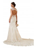 Cheap Joanna Long Chapel Train Sweetheart Wedding Dress Sydney