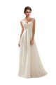 Cheap V-Neck Lace Wedding Dress On Chiffon Sydney