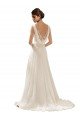 Cheap V-Neck Lace Wedding Dress On Chiffon Sydney