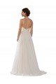 Cheap Illusion Halter Lace Boho Wedding Dress with Plunging Sweetheart Bodice Sydney