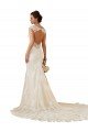 Cheap Modern Chapel Train Sweetheart Mermaid Lace Wedding Dress with Keyhole Back Sydney
