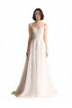 Cheap Illusion Neck A-Line Organza Wedding Dress Sydney