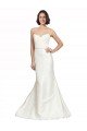 Cheap Trumpet Satin Wedding Dress with Sweetheart Lace Bodice Sydney