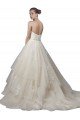 Cheap Strapless Ball Gown Tulle Wedding Dress with Lace Appliques Sydney