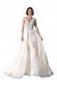 Cheap Sweetheart Fit and Flare Tulle Lace Wedding Dress Sydney
