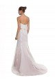 Cheap Strapless Mermaid Tulle Lace Beach Wedding Dress with Belt Sydney