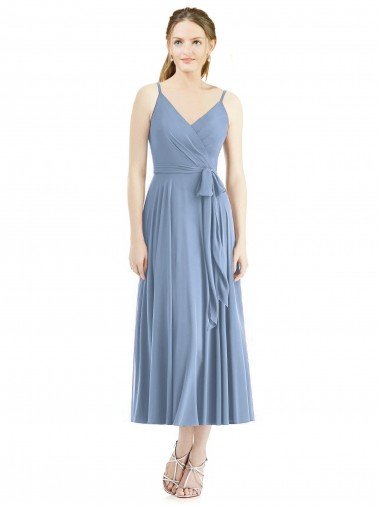Cheap Short Tea Length Chiffon Bridesmaid Dress Sydney
