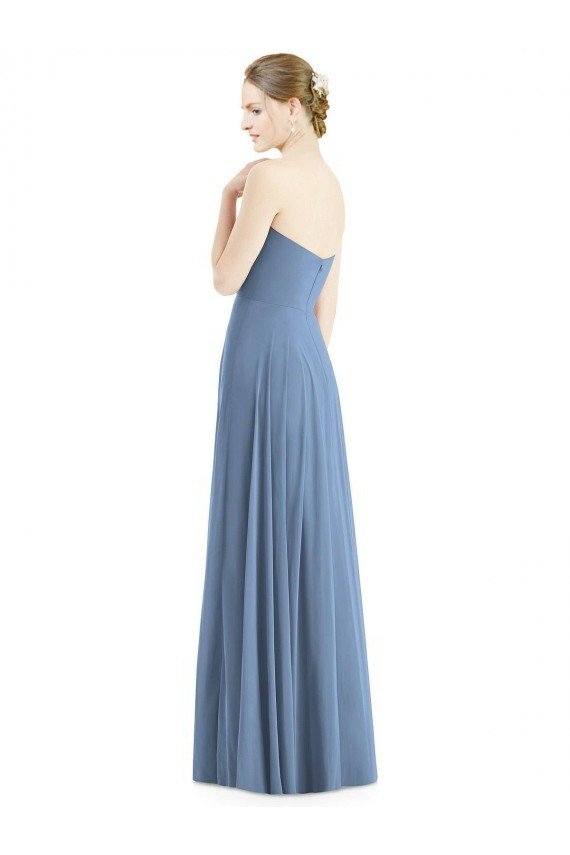 Cheap Strapless Sweetheart Chiffon Bridesmaid Dress Sydney