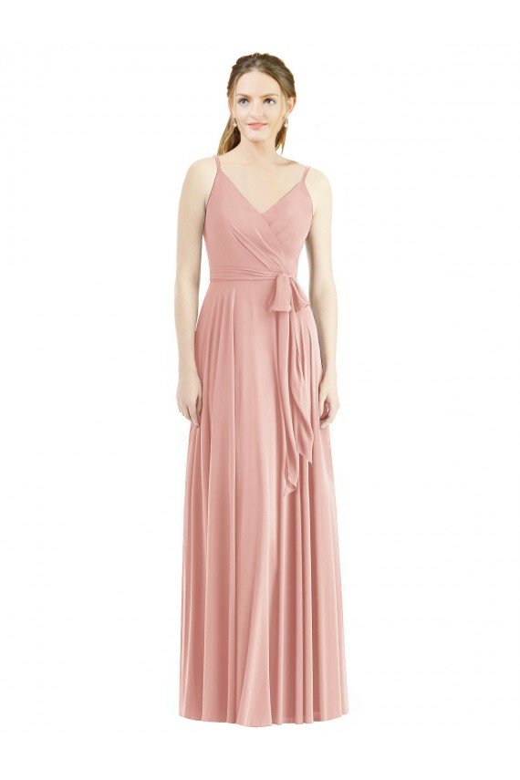 Cheap Romantic Full length Long Chiffon Bridesmaid Dress Sydney