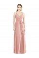 Cheap Romantic Full length Long Chiffon Bridesmaid Dress Sydney