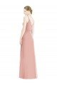 Cheap Romantic Full length Long Chiffon Bridesmaid Dress Sydney