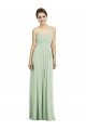Cheap Full Length Strapless Chiffon Bridesmaid Dress with Sweetheart Neckline Sydney