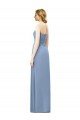 Cheap Strapless Long Chiffon Bridesmaid Dress with Sweetheart Neckline Sydney