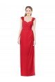 Cheap Long Chiffon Bridesmaid Gown with Neckline Straps Sydney