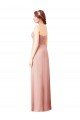 Cheap Long Chiffon Sweetheart Bridesmaid Dress with Twist Bodice Sydney