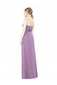 Cheap Sweetheart Neckline Strapless Chiffon Bridesmaid Dress with Wrap Pleat Sydney