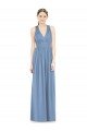 Cheap Sleeveless Cross Strap Back Chiffon Bridesmaid Dress Sydney