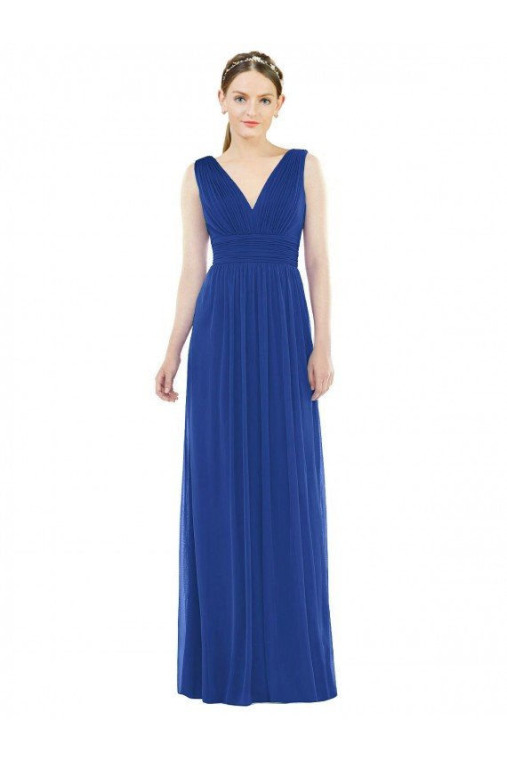 Cheap Low Square Back Sleeveless Shirred Skirt Bridesmaid Dress Sydney