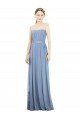 Cheap V-Pleat Chiffon Full-Length Strapless Bridesmaid Dress Sydney