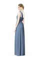 Cheap Flower Shoulder Draped One Shoulder Chiffon Bridesmaid Dress Sydney