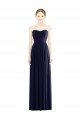 Cheap Low Back Draped Strapless Chiffon Formal Bridesmaid Dress  Sydney
