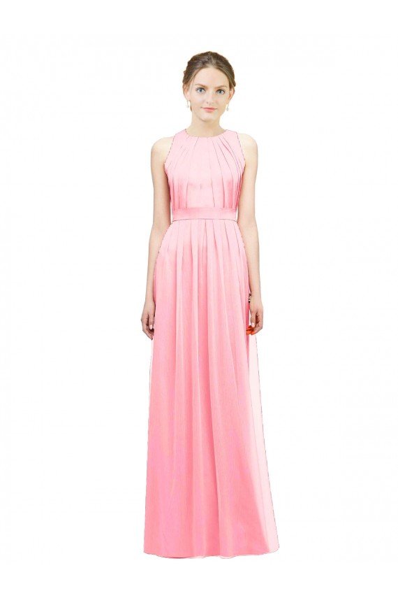 Cheap Sleek Halter Neck Chiffon Bridesmaid Dress  Sydney