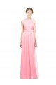 Cheap Sleek Halter Neck Chiffon Bridesmaid Dress  Sydney