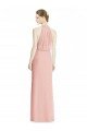 Cheap Halter Neck Trumpet Chiffon Bridesmaid Dress Sydney