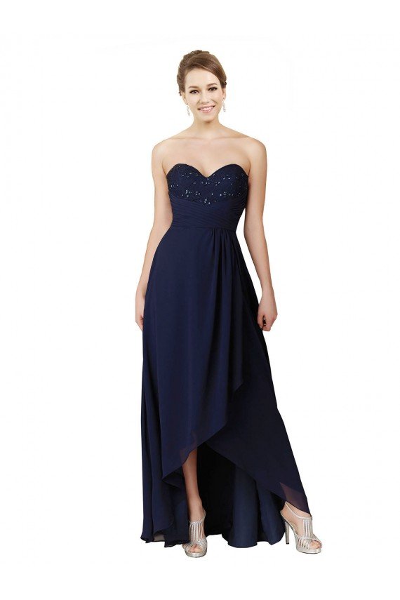 Cheap Sweetheart Neckline Beaded Lace and Chiffon Bridesmaid Dress Sydney