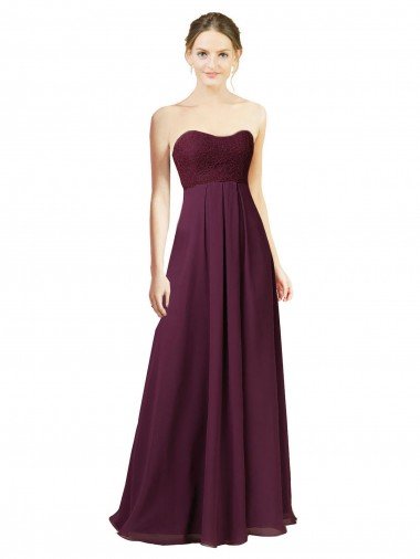 Cheap Dreamy Lace Over Chiffon Bridesmaid Dress Sydney