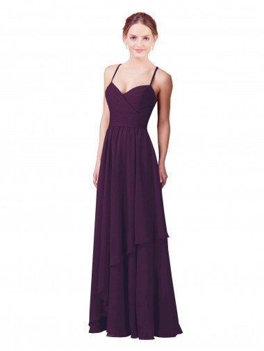 Cheap Roman Style Luxe Chiffon Bridesmaid Dress Sydney