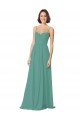 Cheap Spaghetti Straps Sweetheart A-Line Chiffon Bridesmaid Dress Sydney