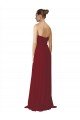 Cheap Hand-Ruched Sweetheart Long Chiffon Bridesmaid Dress Sydney