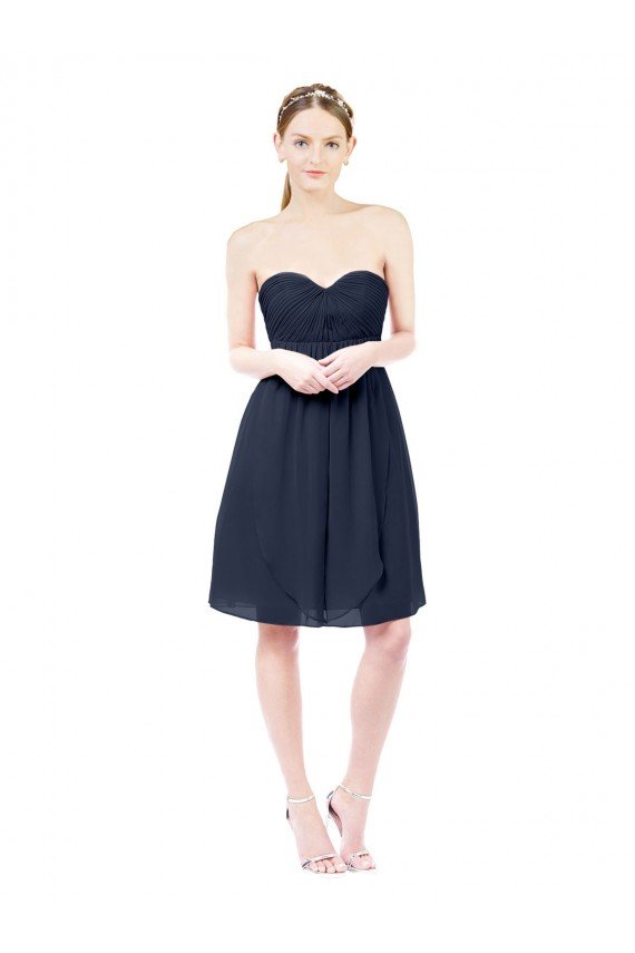 Cheap Sweetheart Cocktail Knee Length Chiffon Cocktail Bridesmaid Dress Open Back Sydney