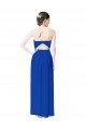 Cheap Strapless Sweetheart Keyhole Back Long Chiffon Bridesmaid Dress Sydney