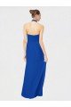 Cheap Sleeveless Long Chiffon Empire Gown with Pleated Halter Straps Sydney