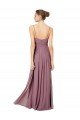 Cheap V-Neck Spaghetti Strap Open Back Long Chiffon Bridesmaid Dress Sydney