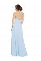 Cheap Floor Length Chiffon Bridesmaids Dress with Front Keyhole Neckline Sydney