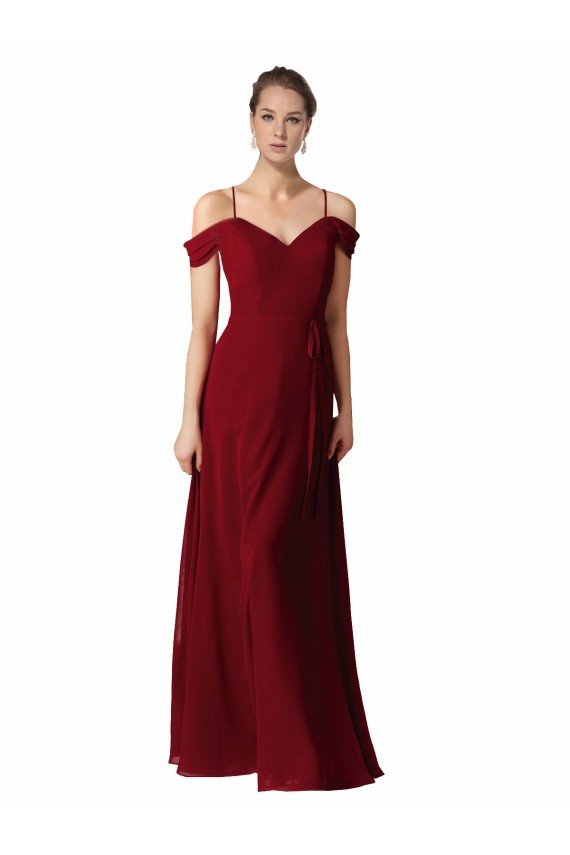 Cheap Chiffon with Beaded Embroidery Bridesmaid Dress Sydney