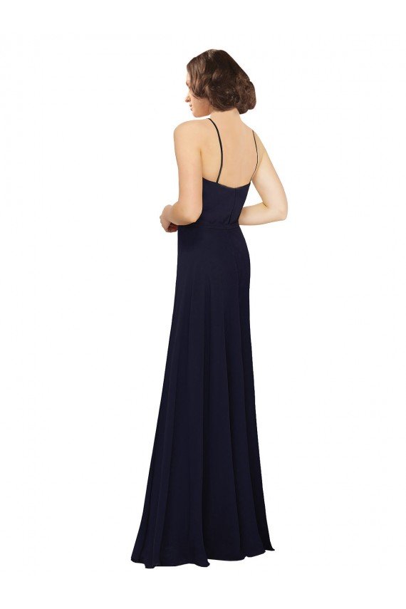 Cheap Chiffon Bridesmaids Dress with Scoop Neckline Sydney