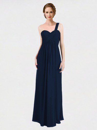 Cheap Full Length Long Chiffon Bridesmaid Gown with Sweetheart Neckline Sydney
