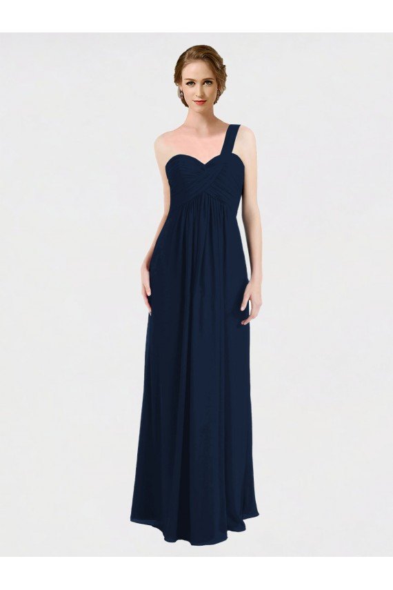 Cheap Full Length Long Chiffon Bridesmaid Gown with Sweetheart Neckline Sydney
