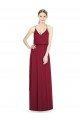Cheap Full Length V-Neck A-Line Chiffon Boho Bridesmaid Dress Sydney