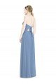 Cheap Halter Neck Tie Back Long Chiffon Bridesmaid Dress Sydney