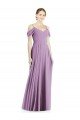 Cheap Off the Shoulder Open Cowl-Back Maxi Bridesmaid Dress Sydney