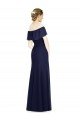 Cheap Off the Shoulder Full-Length Trumpet Chiffon Bridesmaid Dress Sydney