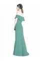 Cheap Off the Shoulder Bohemian Chiffon Bridesmaid Dress Sydney