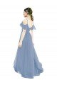 Cheap Pleated One Shoulder A-Line Chiffon Bridesmaid Dress Sydney